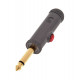 D'addario PW-AGP-2 1/4 inch Straight Plug with Latching Circuit Breaker Switch S