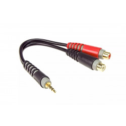 KLOTZ AYS-4 Y-CABEL ADAPTER BLACK