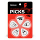 D'addario Joe Satriani Signature Guitar Picks, White (Heavy Gauge)