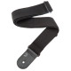 D'addario 50CT00 Cotton Guitar Strap (Black)