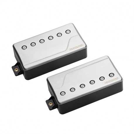 Fishman Fluence Classic 6-String Humbucker Pickups Set Brushed Stainless (Fishman PRF-CHB-SR2)