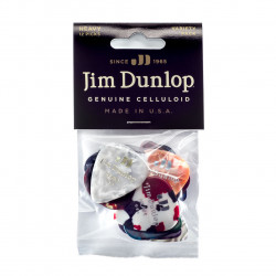 DUNLOP CELULLOID PICK HEAVY VARIETY PACK