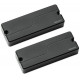 Fishman Fluence 5-String Bass Soapbar Pickups Set Black (Fishman PRF-BS5-SB2)