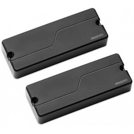 Fishman Fluence 5-String Bass Soapbar Pickups Set Black (Fishman PRF-BS5-SB2)