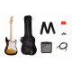 SQUIER by FENDER SONIC STRATOCASTER PACK MN 2-COLOR SUNBURST