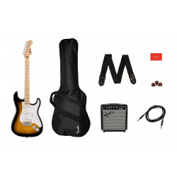 SQUIER by FENDER SONIC STRATOCASTER PACK MN 2-COLOR SUNBURST
