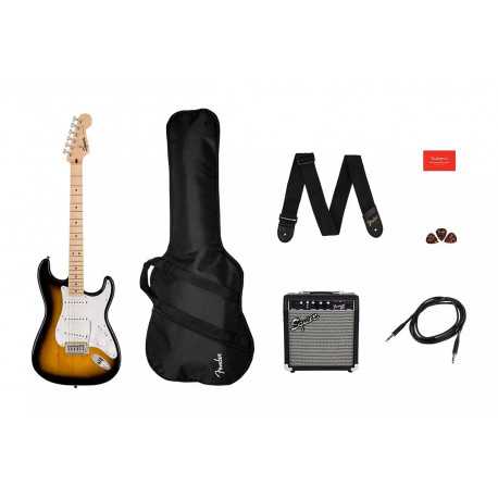 SQUIER by FENDER SONIC STRATOCASTER PACK MN 2-COLOR SUNBURST