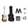 SQUIER by FENDER SONIC STRATOCASTER PACK MN 2-COLOR SUNBURST