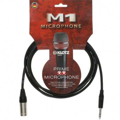 KLOTZ M1 PRIME MICROPHONE CABLE XLR MALE - BALANCED JACK 5 M