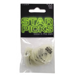 EVERLY GLOW IN THE DARK STAR PICK MIX (12-PACK)