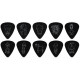 PLANET WAVES JOE SATRIANI SIGNATURE GUITAR PICKS, BLACK (Heavy Gauge)