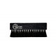 Audio Anatomy Oak Wood Brush Black With Antistatic Goat And Nylon Fiber - Deluxe Dry & Wet Cleaning