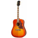 EPIPHONE HUMMINGBIRD AGED CHERRY SUNBURST GLOSS
