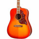 EPIPHONE HUMMINGBIRD AGED CHERRY SUNBURST GLOSS
