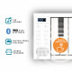 Carry-on Folding Piano Touch White