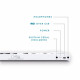 Carry-on Folding Piano Touch White