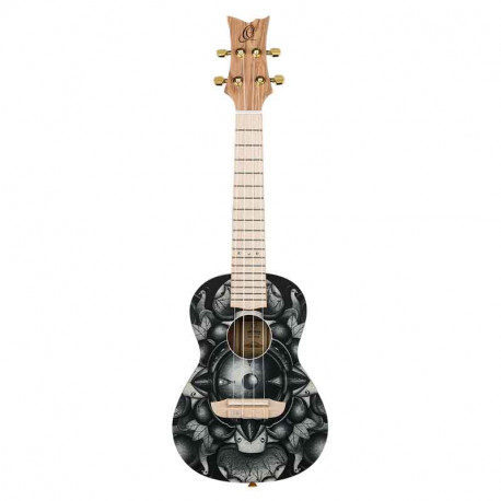 Ortega Art Series Concert Size Ukulele Birds (RUAR-BI)