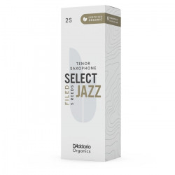 D'ADDARIO Organic Select Jazz - Tenor Sax Filed 2S - 5 Pack