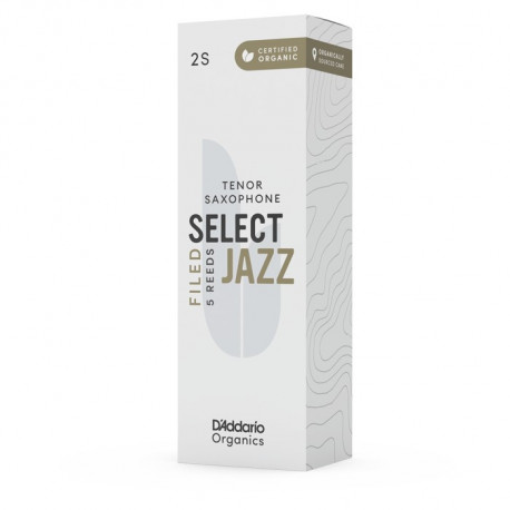 D'ADDARIO Organic Select Jazz - Tenor Sax Filed 2S - 5 Pack
