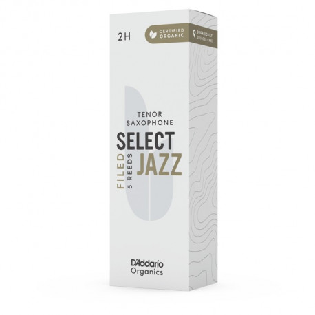 D'ADDARIO Organic Select Jazz - Tenor Sax Filed 2H - 5 Pack