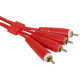 UDG SET RCA - RCA RED 1,5M (U97001RD)