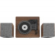 CROSLEY ARIA SHELF SYSTEM GRAY