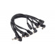HOTONE AUDIO VALETON PCA-10 DAISY CHAIN DC POWER CABLE 10-PLUG ANGLED