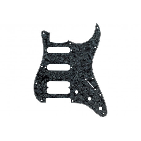 FENDER 11-HOLE MODERN-STYLE H/S/S ULTRA SERIES STRATOCASTER PICKGUARD BLACK MOTO
