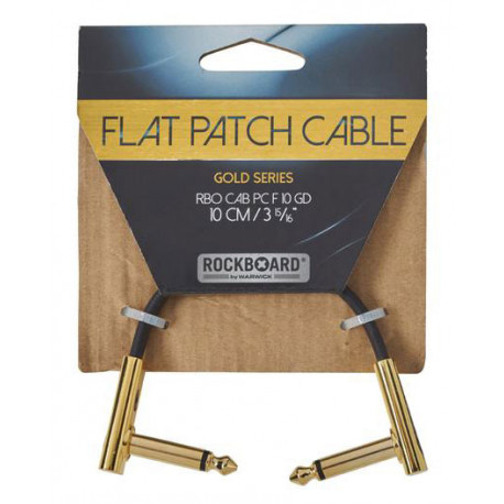 ROCKBOARD Gold Series Flat Patch Cable (10 cm)