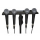 GATOR FRAMEWORKS GFW-MIC-4TRAY Multi Mic Holder Four (4) Mics