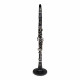 GATOR FRAMEWORKS GFW-BNO-CLRFLU Weighted Round Base Stand For Clarinet Or Flute