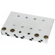 FENDER FENDER HIMASS 5-STRING BASS WIDE BRIDGE ASSEMBLY WITH ZINC SADDLES