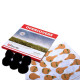 ﻿Rycote Overcovers Black 30хStickies+6хFur Discs (RYC065520)