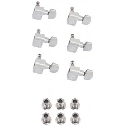 FENDER AMERICAN PRO STAGGERED STRATOCASTER/TELECASTER TUNING MACHINE SETS CHROME