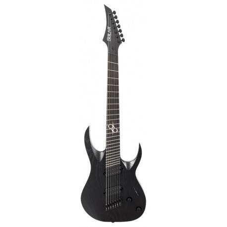 SOLAR GUITARS A1.7BOP-FF BLACK OPEN PORE MATTE