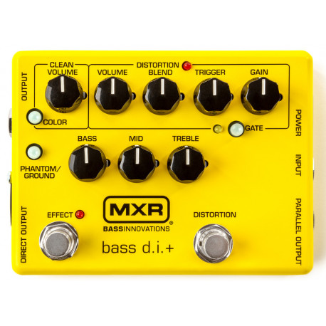 MXR M80Y Bass D.I.+ Special Edition Yellow