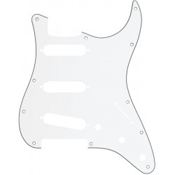 FENDER 11-HOLE MODERN-STYLE STRATOCASTER S/S/S PICKGUARDS WHITE