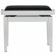GEWA Piano Bench Deluxe White Matt (130.020)