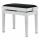 GEWA Piano Bench Deluxe White Matt (130.020)