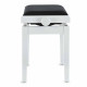 GEWA Piano Bench Deluxe White Matt (130.020)