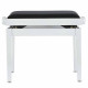 GEWA Piano Bench Deluxe White Hight Gloss (130.030)