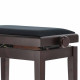 GEWA Piano Bench Deluxe Rosewwod Matt (130.040)
