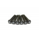 GRAPH TECH PP-2142-00 TUSQ Bridge Pins Martin Style 2mm Black / Mother-Of-Pearl Dot (6 Pcs)