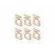 GRAPH TECH PRT-952-217-G0 Premium Plates For F Style Screw Hole - Gold