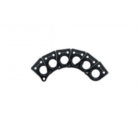 GRAPH TECH PRT-952-214-B0 Premium Plates For 45 Degree Screw Hole - Black