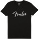 FENDER T-SHIRT SPAGHERRI LOGO MEN'S BLACK M