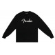 FENDER LONG-SLEEVE T-SHIRT SPAGHETTI LOGO BLACK XL