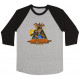 FENDER RAGLAN METEORA GRAY BLACK XXL