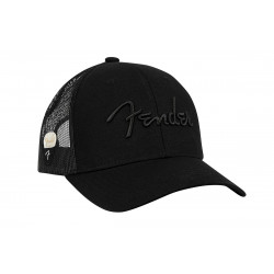 FENDER SNAP BACK PICK HOLDER HAT BLACK