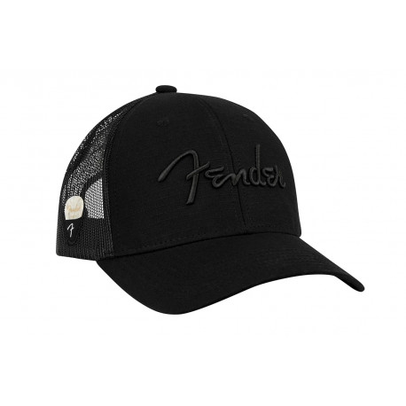 FENDER SNAP BACK PICK HOLDER HAT BLACK
